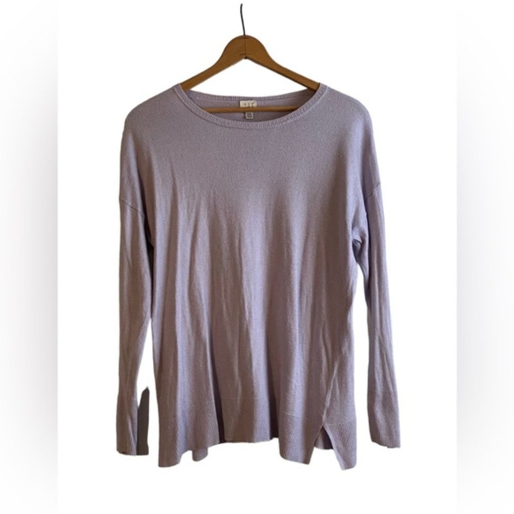 A New Day Light Purple Long Sleeve Sweater Size XXL